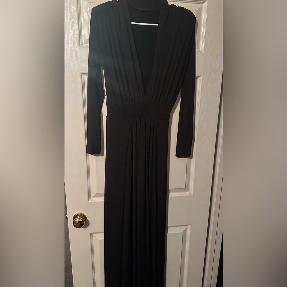 Fashion nova black maxi dress